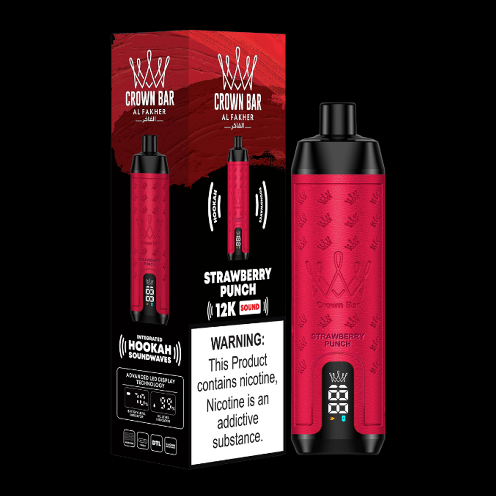 Al Fakher Vape 12000 - Strawberry Punch